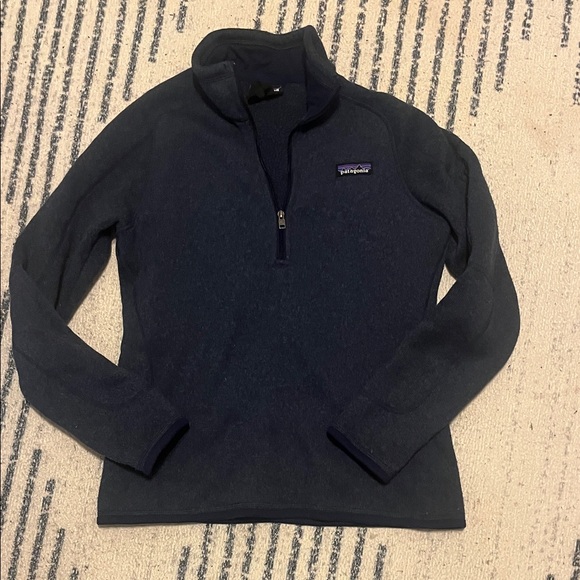 Patagonia Sweaters - Patagonia Dark Blue Half-Zip Fleece